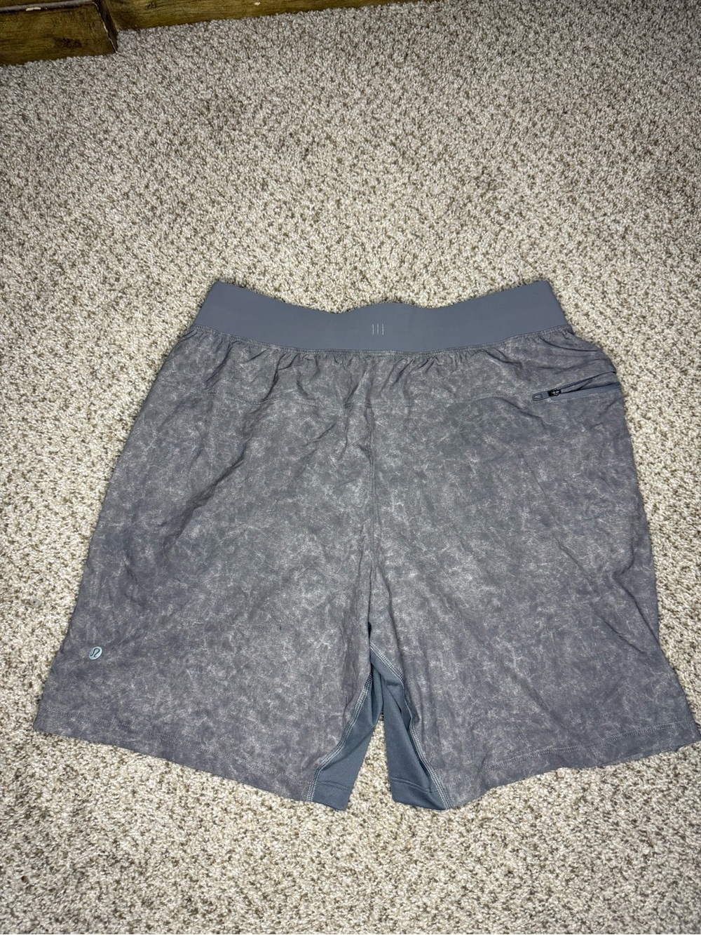 lululemon athletica Men's Charcoal Gray Athletic Shorts